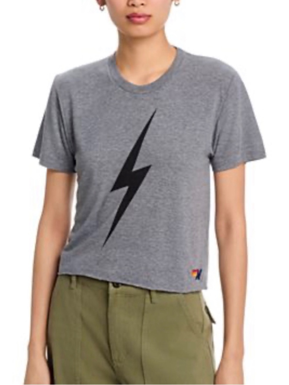 #1788 Aviator Nation Bolt Boyfriend Tee XS